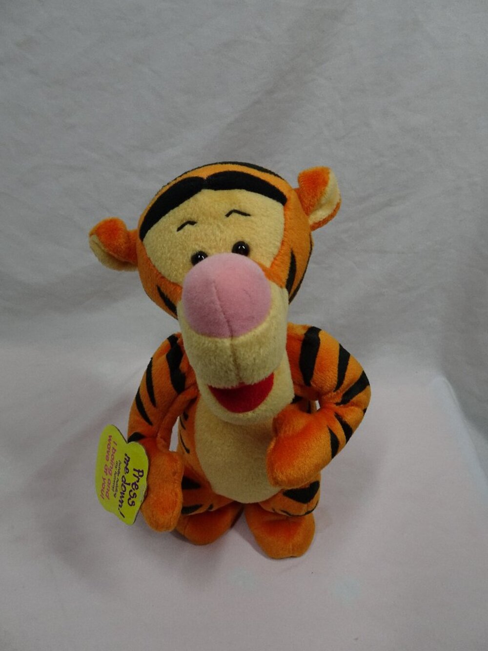 Vintage 90s 1997 Disney Tigger I Bound and Wave at You Plush
